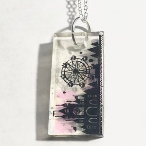 Festival Carnival 3D Resin Art Pendant Necklace